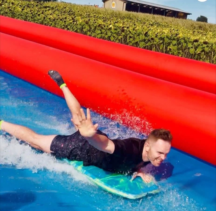 Slip and Slide Image of Giant Slip and Slide Cornwall